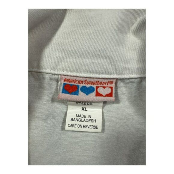 American Sweetheart White Denim Jacket - Picture 7 of 8
